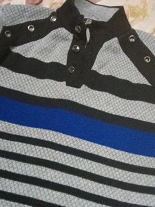 Striped Pullover Sweater