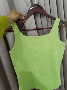 Fluorescent Green Tank Top