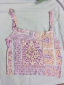 Ethnic pink top