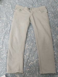 Casual Beige Pants