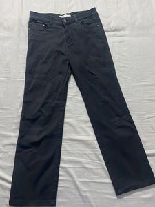 Black Straight Leg Jeans