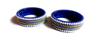 Silk Thread Bangels Set