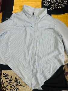Striped Button-Down Shirt