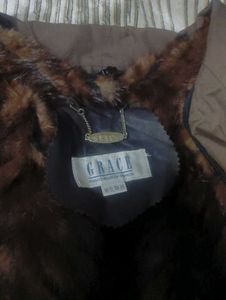 grace Vintage Brown Trench Coat