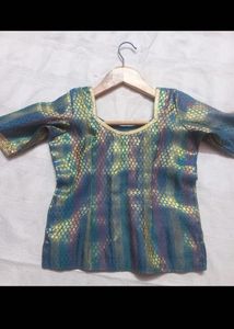 Pattu pavadai Blouse for Girls