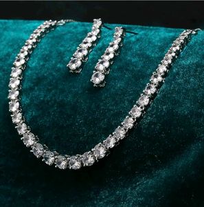 Yellow Chimes American Diamond Set Rhodium Plated