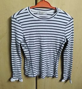 Striped Long Sleeve Top