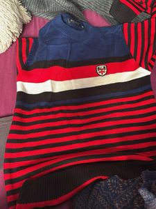 Striped Pullover Sweater