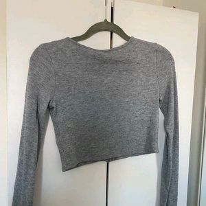 Zara Knit Cropped Sweater