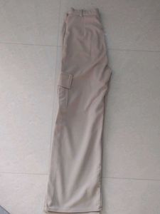 Beige Cargo Pants
