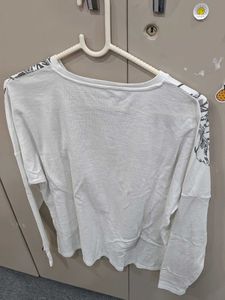 Feather Print Top