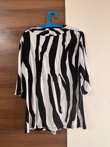 Zebra Print Top
