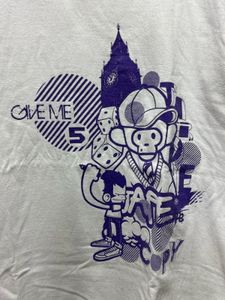 Jungle Ape White Cotton TShirt