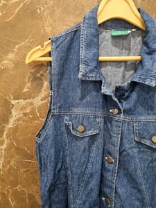 Denim Sleeveless Dress