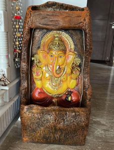 Water fountain with Ganesha Idol