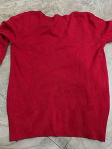 Red Knit Sweater
