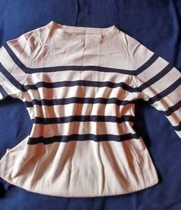 Striped Knit Sweater