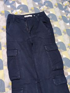 Navy Blue Cargo Pants