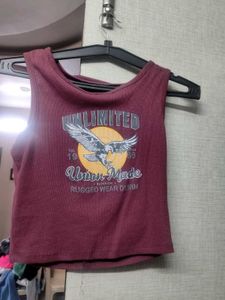 MAROON TANK TOP