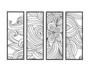 Cute Coloring Bookmarks for Kids