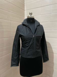 y2k vintage  fitted crop black jacket