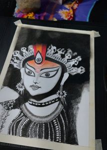 Durga Maa Orignal Hand Made Portrait