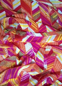 Orange Asymetric Maxi Dress