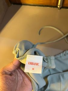 Light Blue Halter Crop Top