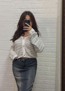 Crochet Knit Cardigan