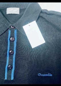 Crocodile 🐊 Shirt 38 Chest Black Colour