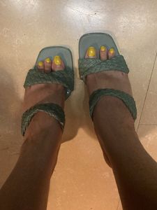 INC.5 Woven Heeled Mules