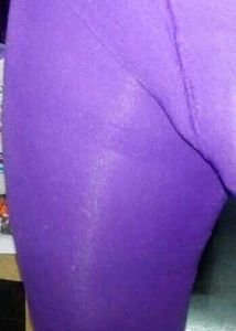 Purple Stirrup Leggings