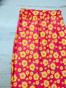 Floral Print Skirt