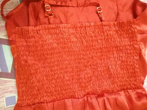 🎊Price Drop 🎉🎉Satin Red Dress
