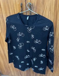 Patterned Long Sleeve Tee