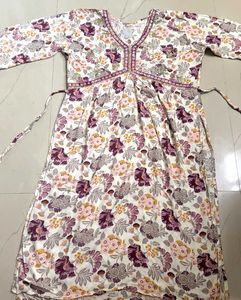 Floral Print Kurta Set
