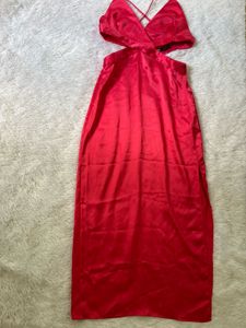 Zara Hot Pink Cutout Dress