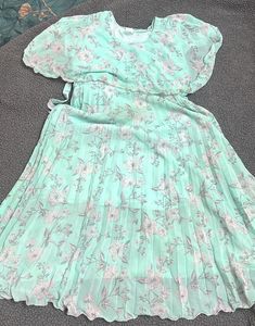 blue top with back lace