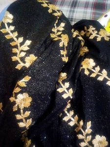 Elegant Kurta With Shimmer Plazzo