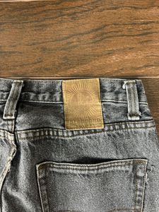 Vintage Wash Straight Leg Jeans