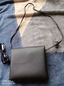 Black Floral Crossbody Bag