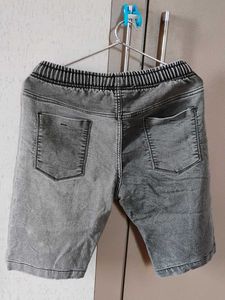 Boys Grey Denim Shorts (30-32)