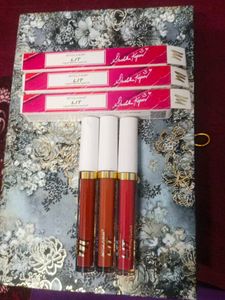Myglamm Lit Liquid Lipstick Combo Of3And 1 Remover