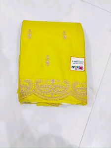 Vibrant Yellow Salwar Suit Material