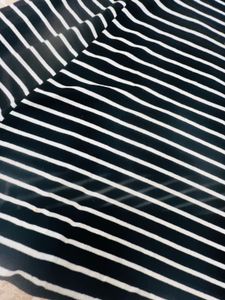Striped Black &amp; White Dress