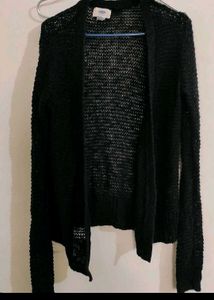 Old Navy Black Knit Cardigan