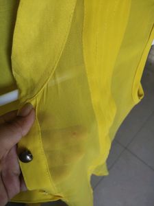 High Low Loose Net Top