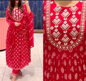 Kurta Set With Duppta 2xl