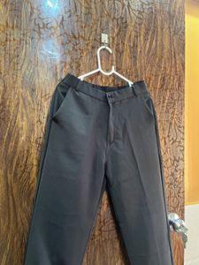30 waist Korean black pant for women
