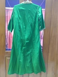 Ethnic Gown With Dupatta And Peticoat